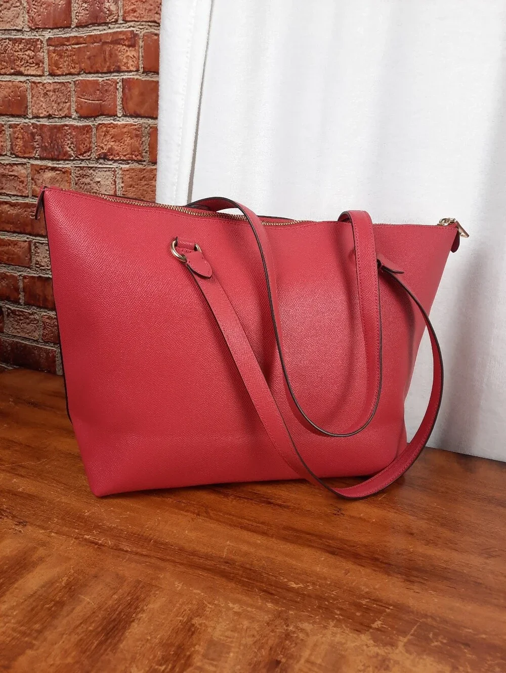 Coach Genuine Saffiano Leather Tote